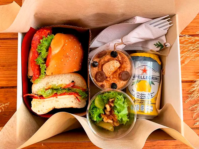 Foto de un box lunch 2