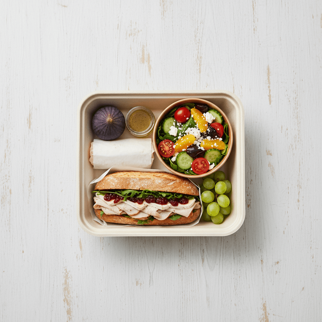 Catering de box lunch personalizado para eventos y oficinas